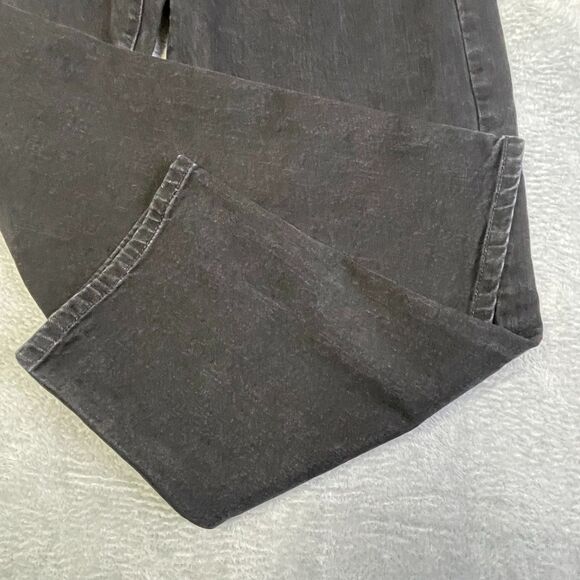 Banana Republic Womens Size 27 Mid Rise Barrel‎ Ankle Jeans Washed Black Western - Picture 10 of 13